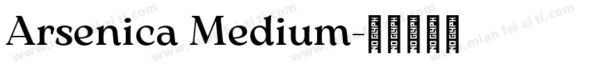 Arsenica Medium字体转换